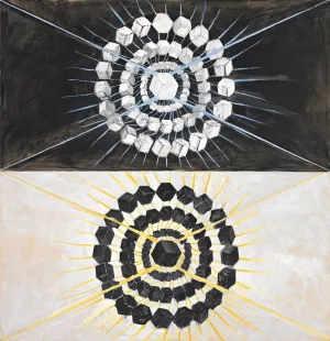 Group IX,SUW No. 8, The Swan, No. 8 Oil painting by Hilma Af Klint