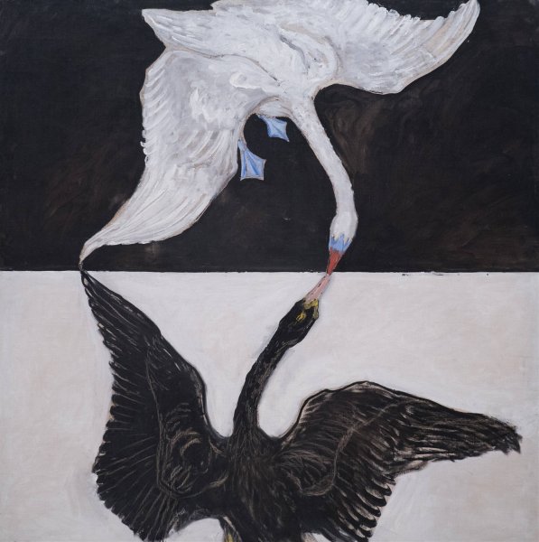 Main Product Photo of Group IX-SUW, The Swan, No. 1  Painting by Hilma Af Klint