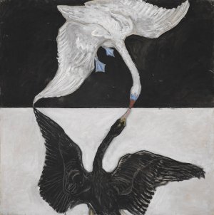 Group IX,SUW, The Swan, No. 1 by Hilma Af Klint Oil Painting