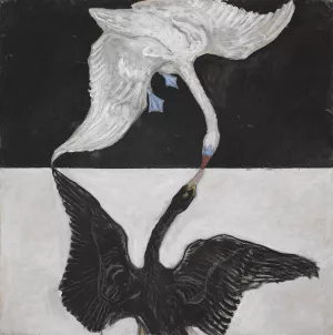Group IX,SUW, The Swan, No. 1 by Hilma Af Klint Oil Painting