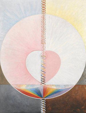 Group IX,UW No. 25, The Dove, No. 1 by Hilma Af Klint Oil Painting