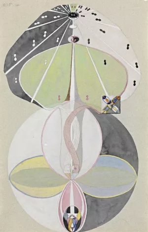 Tree of Knowledge No. 5 by Hilma Af Klint Oil Painting