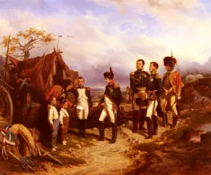 Napoleon Et Le Petit Messager painting by Hippolyte Bellange
