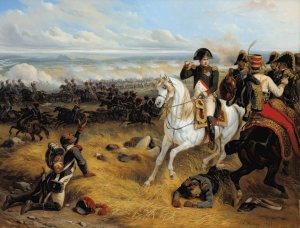 Napoleon In Wagram by Hippolyte Bellange Oil Painting