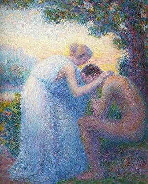 La Sympathie Oil painting by Hippolyte Petitjean