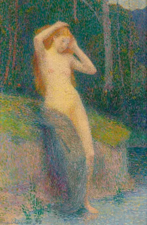 Nude In a Landscape by Hippolyte Petitjean Oil Painting