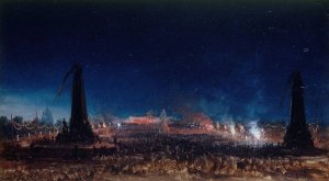 La fete du travail, au Champ-de-Mars, le 21 mai 1848 Oil painting by Hippolyte Sebron