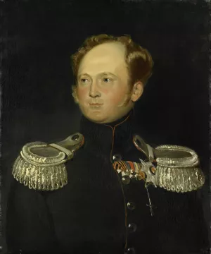 Portrait of Alexander I, Emperor of Russia by Hjalmar Morner Oil Painting