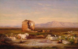 Torre Di Schiavi by Homas Hiram Hotchkiss Oil Painting