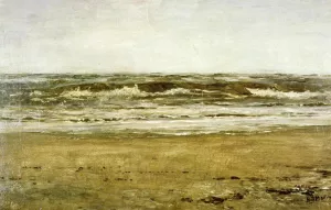 The Sea at Villerville by Homer Dodge Martin - Oil Painting Reproduction