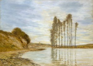 View on the Seine, Harp of the Winds by Homer Dodge Martin Oil Painting