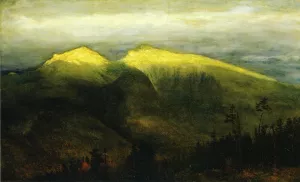 White Mountains, from Randolph Hill by Homer Dodge Martin - Oil Painting Reproduction