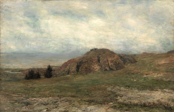 Wild Coast, Newport  by Homer Dodge Martin - Hand-Painted Oil Painting Reproduction