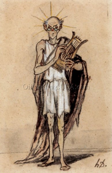 Main Product Photo of Apollo Painting by Honore Daumier