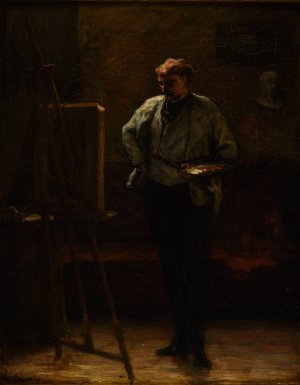 Le Peintre by Honore Daumier Oil Painting