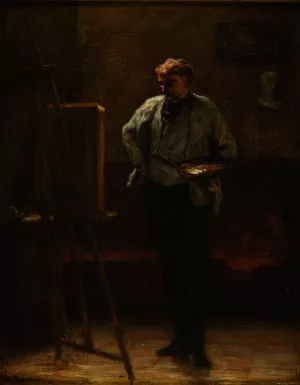 Le Peintre by Honore Daumier Oil Painting