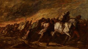 The Fugitives by Honore Daumier Oil Painting