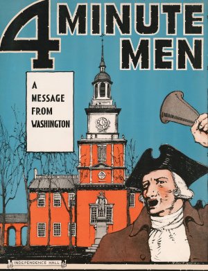 4 Minute men-A message from Washington by Horace Devitt Welsh Oil Painting
