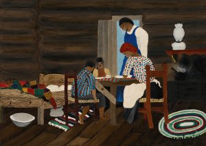 Giving Thanks by Horace Pippin Oil Painting