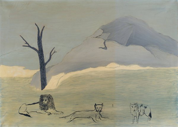 Holy Mountain IV  by Horace Pippin - Hand-Painted Oil Painting Reproduction