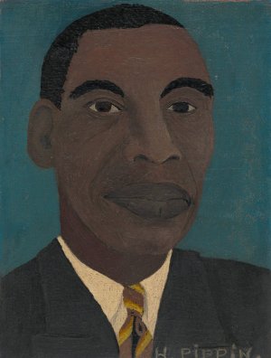 Self-Portrait II by Horace Pippin Oil Painting