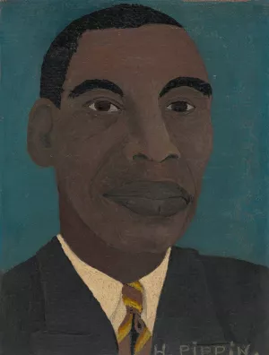 Self-Portrait II by Horace Pippin Oil Painting