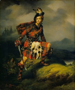 Allan M'Aulay by Horace Vernet Oil Painting