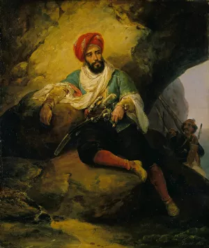 Conrad the Corsair by Horace Vernet Oil Painting