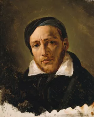 Jean-Louis-Andre-Theodore Gericault by Horace Vernet Oil Painting