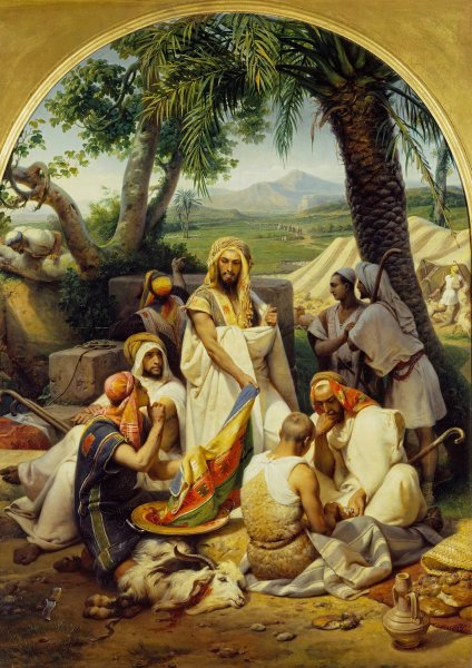 Main Product Photo of Joseph's Coat  Painting by Horace Vernet