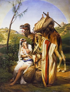 Judah and Tamar by Horace Vernet Oil Painting
