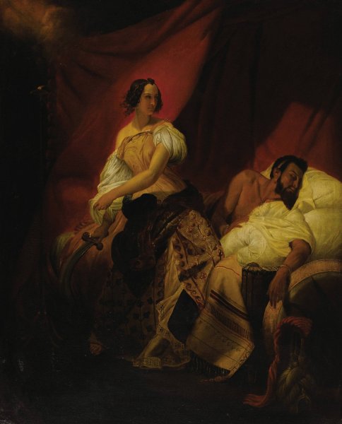 Main Product Photo of Judith and Holifer Painting by Horace Vernet