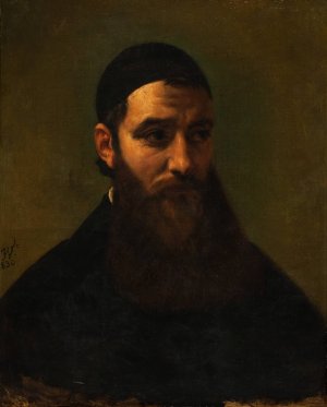 Portrait Of An Armenian Priest by Horace Vernet Oil Painting