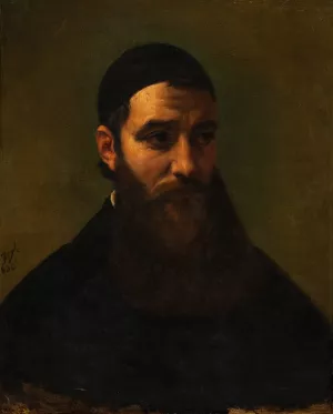 Portrait Of An Armenian Priest Oil painting by Horace Vernet