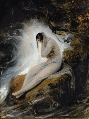 The Maiden's Lament by Horace Vernet Oil Painting