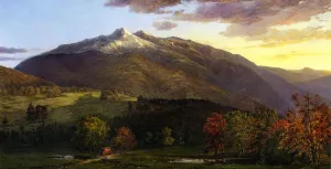 Mounts Madison and Adams by Horace Wolcott Robbins Oil Painting