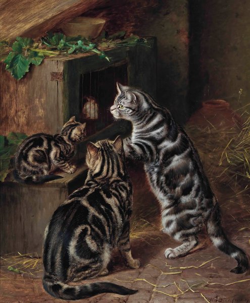 Main Product Photo of Visiting Time Painting by Horatio Henry Couldery
