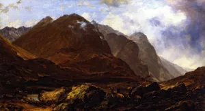 Glencoe by Horatio McCulloch - Oil Painting Reproduction
