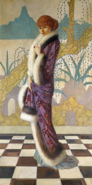Main Product Photo of Mrs. Ethel Cushing  Painting by Howard Cushing
