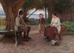 The Storyteller by Howard Helmick Oil Painting
