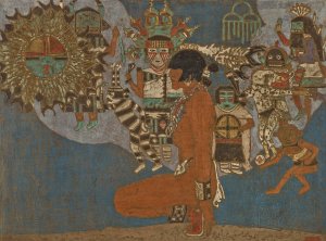 The Hopi World by Howard Mccormick Oil Painting