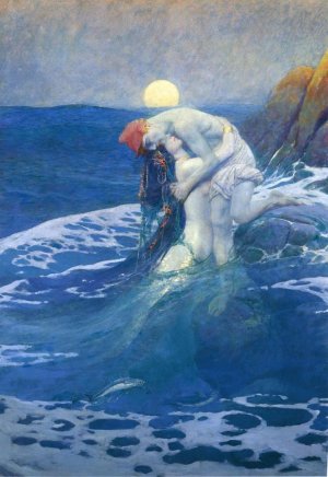 The Mermaid Oil painting by Howard Pyle