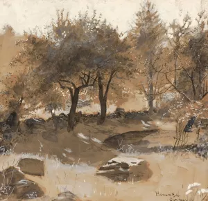 The Mountain Orchard by Howard Pyle Oil Painting
