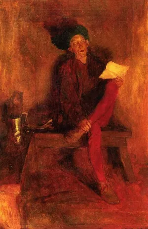 Villon - The Singer Fate Fashioned to Her Liking painting by Howard Pyle