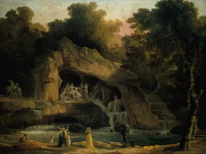 The Baths Of Apollo In Versailles by Hubert Robert Oil Painting