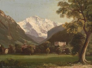 Jungfrau by Hubert Sattler Oil Painting