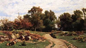 A Country Path in Summer painting by Hugh Bolton Jones