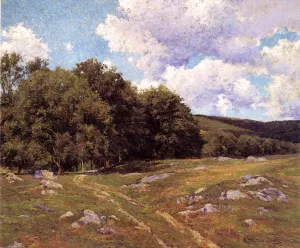 Meadow Crossing painting by Hugh Bolton Jones