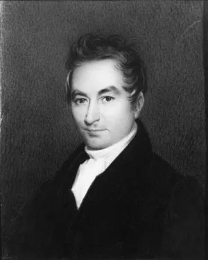 Joel R. Poinsett by Hugh Bridport Oil Painting