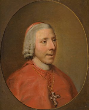 Henry Benedict Stuart, Cardinal York by Hugh Douglas Hamilton Oil Painting